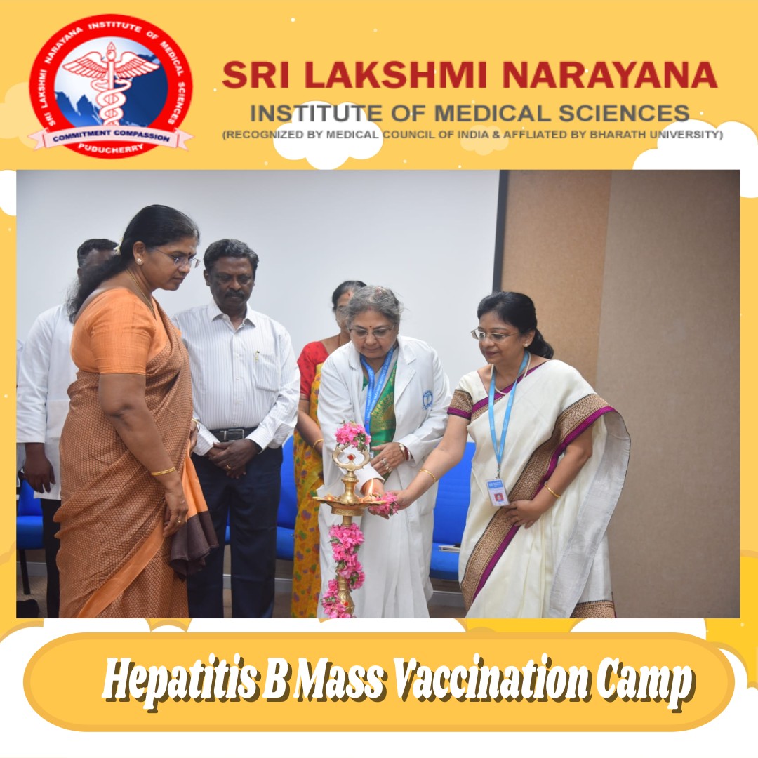 SLIMS HOSPITAL Hepatitis B Mass Vaccination Camp