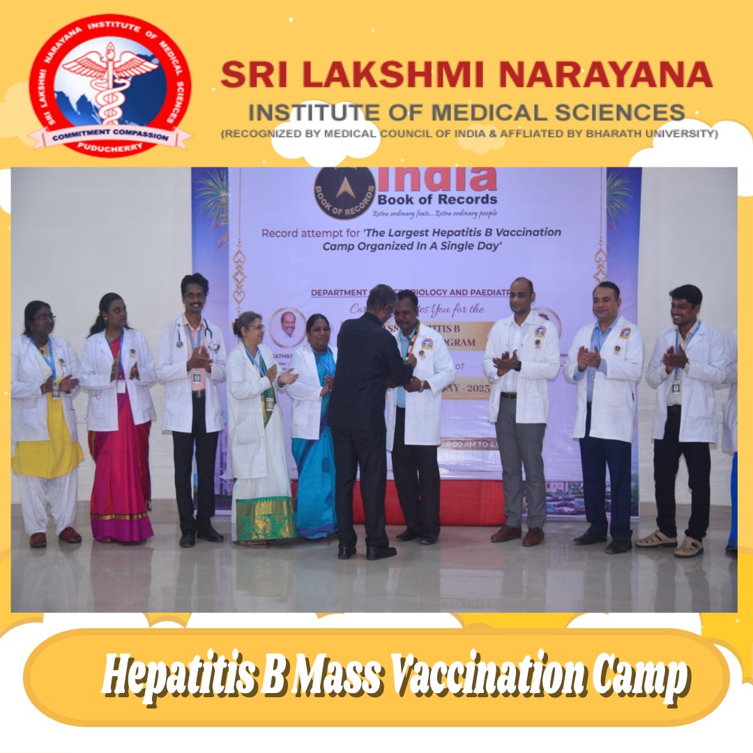 SLIMS HOSPITAL Hepatitis B Mass Vaccination Camp