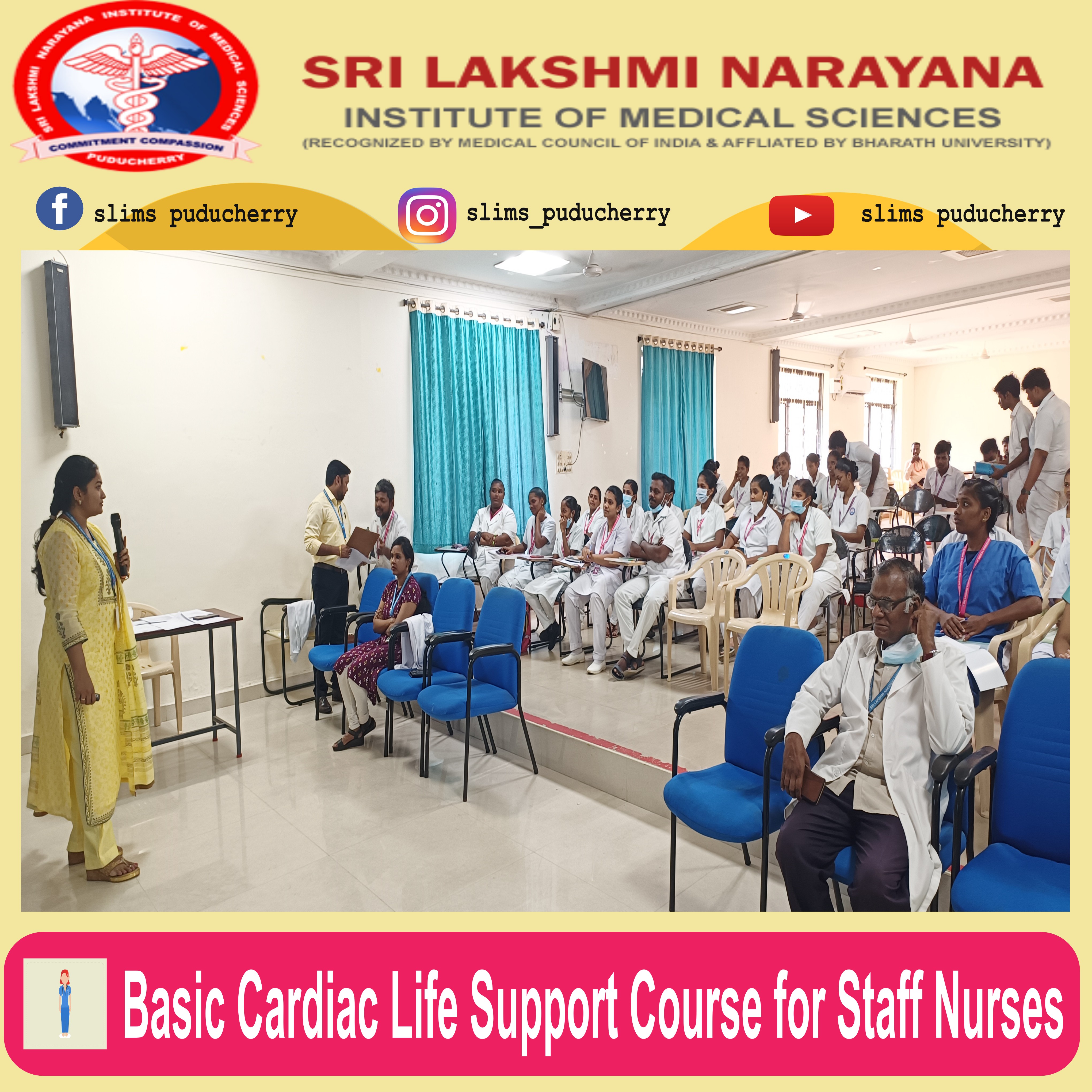 SLIMS Basic Cardiac Life Support Course for Staff Nurses