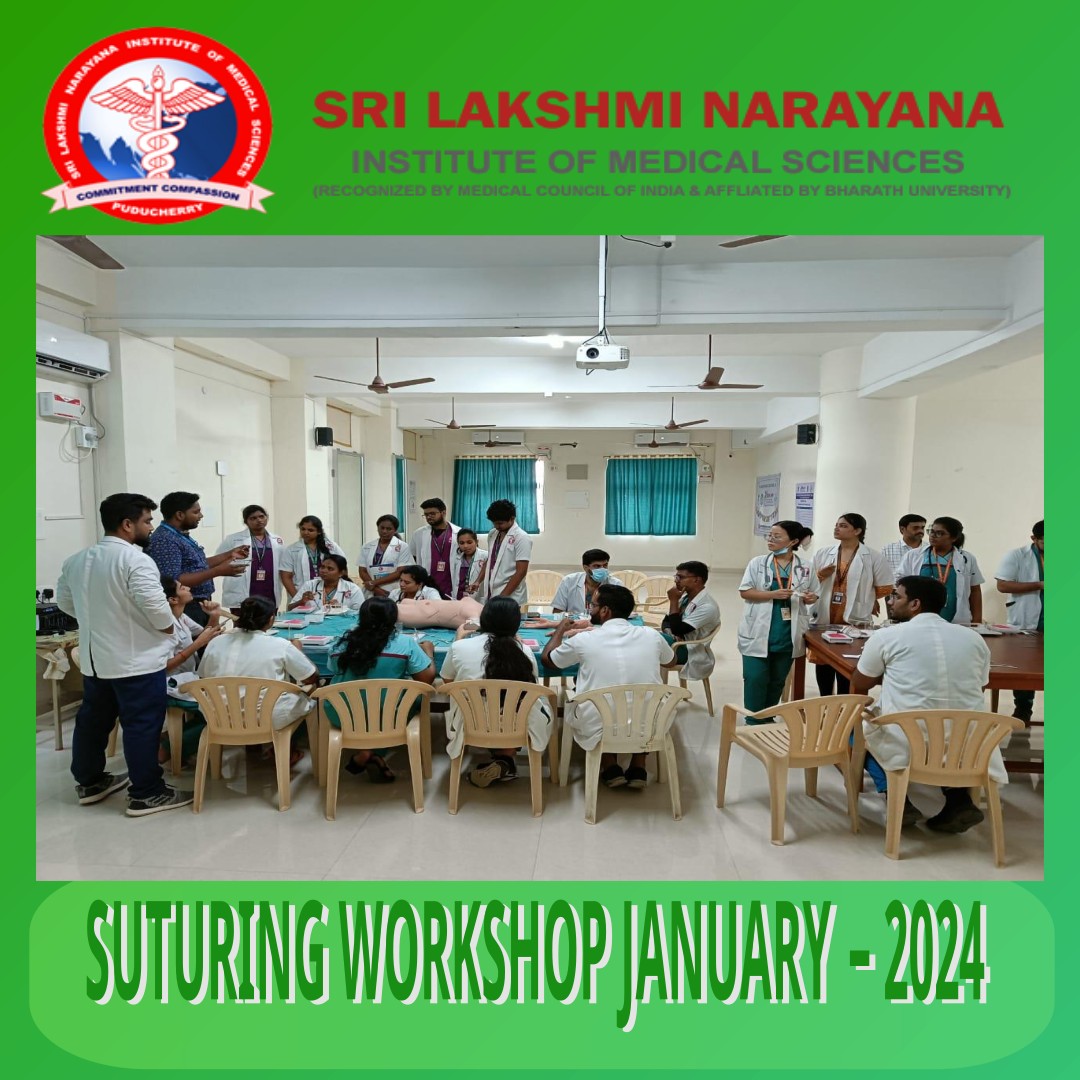 SLIMS HOSPITAL Suturing Workshop January 2024