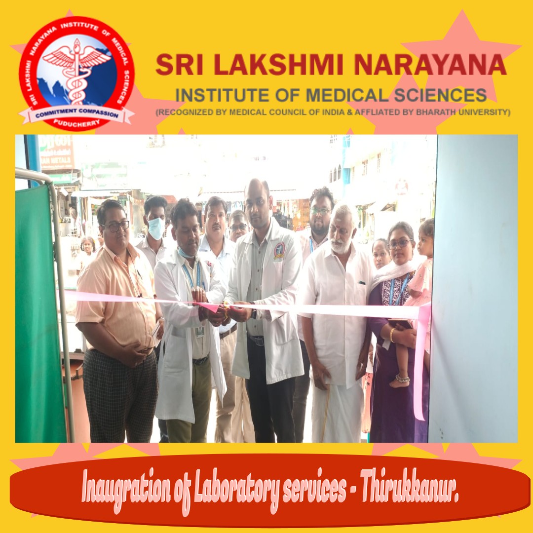 SLIMS HOSPITAL inaugurates Laboratory services at Thirukkanur