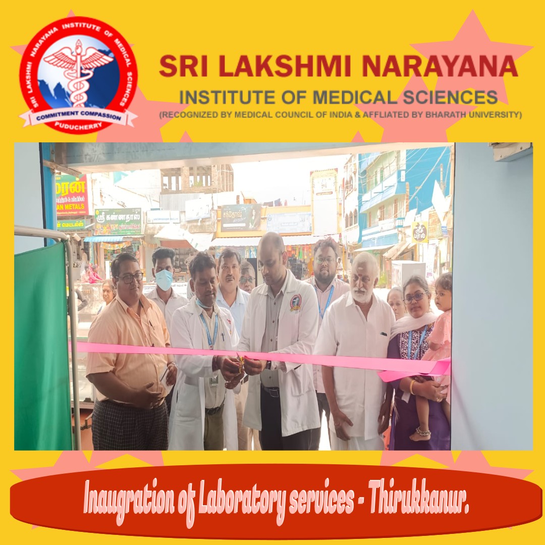 SLIMS HOSPITAL inaugurates Laboratory services at Thirukkanur